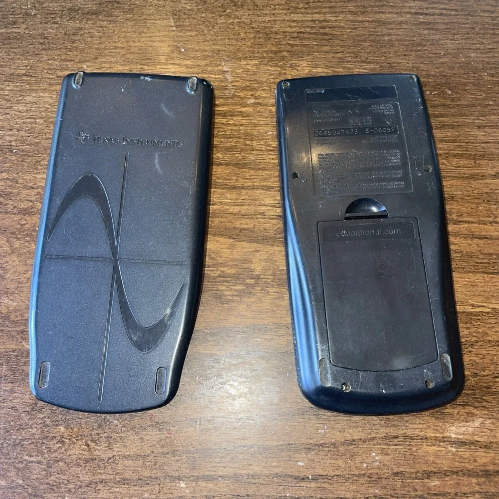 Texas Instruments TI-83 Handheld Graphing Calculator With Sleeve For Parts Only